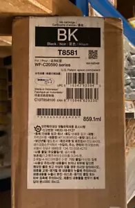 Inchiostro originale EPSON T8581 - NERO / PER SERIE WF-C20590 (IVA INCLUSA) IMBALLATO 2024 - Foto 1 di 1