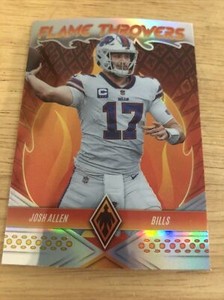 2022 Phoenix JOSH ALEN Flame Throwers Silver Prizm Holo Buffalo Bills