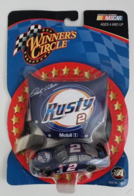 2002 Winner's Circle NASCAR Rusty Wallace #2 Hood Series Damage Card - Image 1 of 2