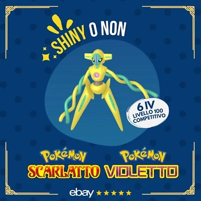 Deoxys Base Shiny o Non 6 IV Competitivo Custom Pokémon Scarlatto Violetto 🟠🟣 - Immagine 1 di 4