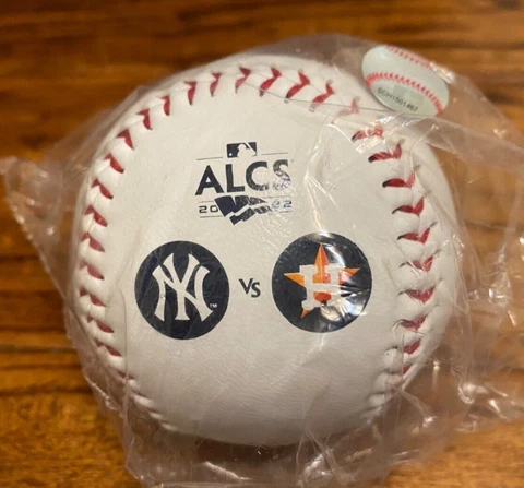 Astros vs Yankees 2022 ALCS Commemorative Logo Baseball MLB Rawlings New In Bag Cover