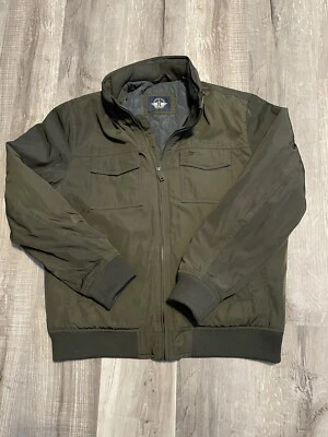 Dockers Men’s Coat Quit Lined Large Olive Green - Image 1 of 4