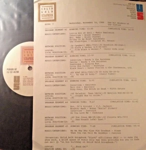 RADIO SHOW:11/16/88 ONE HIT WONDERS! STEAM,CASINOS,CONTOURS,SINGING NUN,EXCITERS - Picture 1 of 1