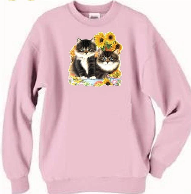 Sudadera Gato Hombre Mujer ------- Flor Sol - 5 Colores Foto 1 de 1