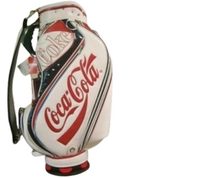 Coca Cola Coke Stand Golf Club Bag Caddie Caddy White 9.0 For 47.5 Inch - Picture 1 of 11