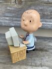 Hallmark Cyber Chuck Charlie Brown Office Computer Peanuts Gallery Numbered