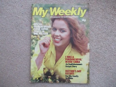 'My Weekly' magazine. March 28, 1981. Yesterdays Stars - Lita Roza interview. - Image 1 of 2