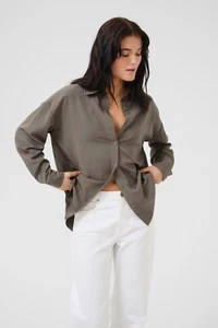 MY ESSENTIAL WARDROBE 10705144 BLUSE / Walnut / UVP 90 € / SOMMER 2025 / 38 - M - Bild 1 von 6