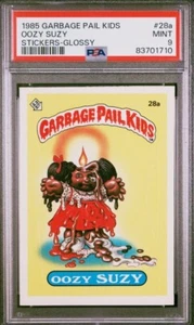 1985 Garbage Pail Kids #28a Oozy Suzy Glossy PSA 9 - Bild 1 von 2