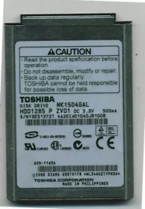 Toshiba 10GB 4200 RPM,1.8" HDD1285  MK1504GAL for iPod classic 2nd Gen - Picture 1 of 1