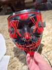 * The Purge LED Mask * - 3 Light Modes ( Uses 2 x AA Batteries ) 8" x 7" Creepy