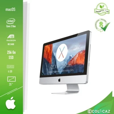iMAC A1224 Intel Core 2 Duo - 256 Go SSD 4GO RAM - ATI Radeon HD 2400XT - Photo 1/3