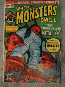 Marvel Comic  "Where monsters dwell"  #26 26Jan 1973 - Bild 1 von 2