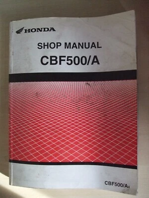 GENUINE HONDA CBF500,CBF500A  ABS  2004 ORIGINAL FACTORY WORKSHOP MANUAL 62MET00 - Image 1 of 4