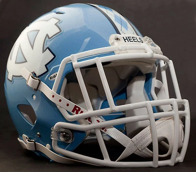 ***CUSTOM*** NORTH CAROLINA TAR HEELS NCAA Riddell SPEED Football Helmet UNC - Image 1 of 4