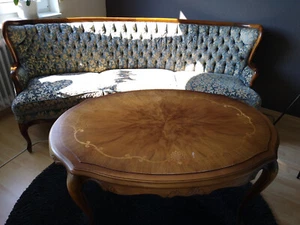 sofa garnitur couch Tisch Sitzgarnitur Biedermeier - Bild 1 von 20