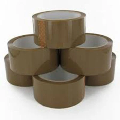 Sellotape Clear Brown Printed Eco Paper Tape Multi-Listing All Packaging Tape - Image 1 of 4