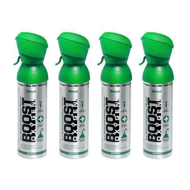 Boost Oxygen Oxygen Canister 5L - 4 Pack