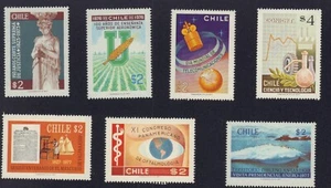 CHILE 1977 MINT MNH SETS 497-500, 505-507 ANTARTICA - Picture 1 of 1