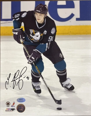Anaheim Mighty Ducks 签名 Sergei Fedorov 8x10 Stevie Y 正品  — 第 1/2 张图片