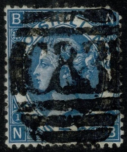 1867 GB usato all'estero RIO DE JANEIRO Brasile C83 2/- blu SG 118 Z58 Pl 1 NB GU/VGU - Foto 1 di 1