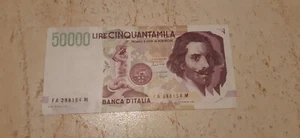 Banconota repubblica italiana lire 50.000 Bernini 2° tipo - Foto 1 di 2
