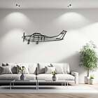 206 Silhouette Metal Wall Art, Airplane Silhouette Wall Decor, Metal Aircraft Wa