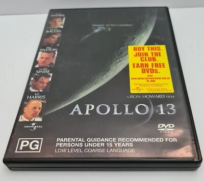 Apollo 13  (DVD, 1995) Region 2 4 Action & Adventure Drama - Image 1 of 4