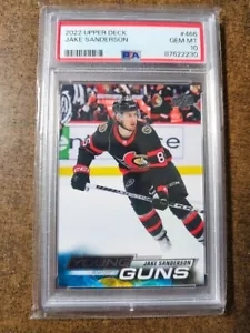 2022-23 Upper Deck - JAKE SANDERSON Young Guns Rookie  PSA 10 Ottawa Senators - Bild 1 von 1