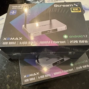 StreamX X2 Max X2MAX Android TV Box-Not S6 Max, S6 Ultraš„MESSAGE or SEND OFFER - Picture 1 of 14