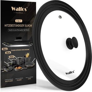 Coperchio Universale per Pentole,  Padelle E Padelle - Vetro Temperato Con Bordo - Foto 1 di 12