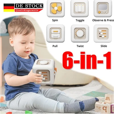 Motorikwü 6 in 1 Montessori Spielzeug Ab 1 Jahr, Baby Spielzeug Von 1–3 DHL - Bild 1 von 4