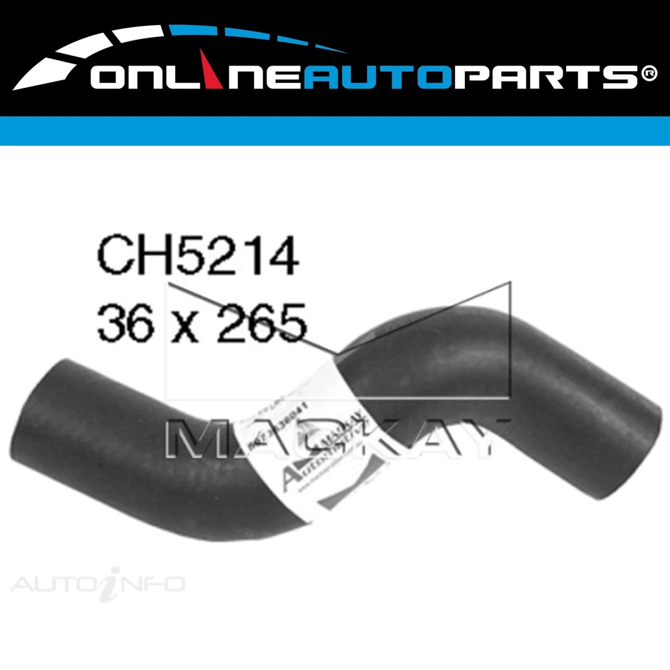 Upper Top Radiator Hose for Isuzu D-Max TFR85 TFS85 4cyl 3.0L 4JJ1-TC 2008~2012 - image 1 of 1