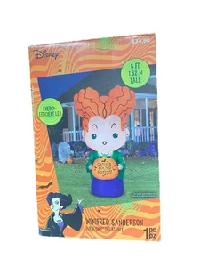 Hocus Pocus Winifred Sanderson Schwestern 5' aufblasbar Halloween - Neu geöffnete Verpackung - Bild 1 von 4