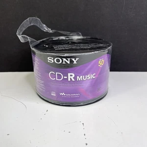 Sony CD-R Musik 50er-Pack 80 Minuten leer beschreibbar Walkman versiegelt KOSTENLOSER VERSAND - Bild 1 von 6