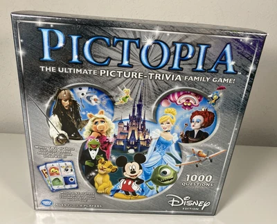 New Sealed Pictopia Disney Edition-Picture Trivia Family Board Game Wonder Forge - Image 1 of 4
