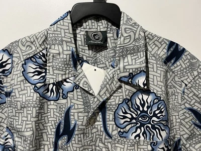 Rietveld USA Button-Up AOP Shirt Men’s Large | Ocean Hawaiian Vintage SS03 - Image 1 of 4