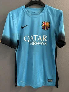 Club Barcelona FC Authentic Nike Jersey Size Small 2015-2016 #10 MESSI Years - Picture 1 of 7
