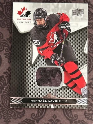 2018 Upper Deck Team Canada Juniors - Raphael Lavoie #35 Team Canada Jersey🔥 - Image 1 of 3