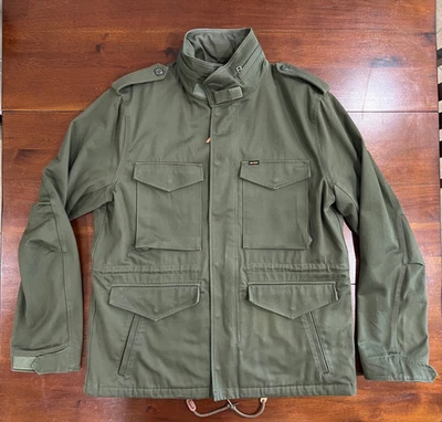 Iron Heart Sateen M65 野战夹克 - Olive IHM-27-OLV 尺寸 XXXL — 第 1/3 张图片