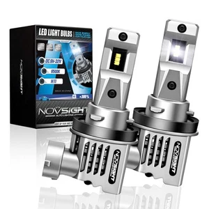 NOVSIGHT H11 H8 LED Headlights Bulbs Low Beam White Light Lamp 6500K 12000LM 55W - Picture 1 of 12