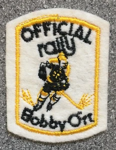 1970er BOBBY ORR BOSTON BRUINS HOF RALLYE NHL HOCKEY 3" VINTAGE PROMO PATCH - Bild 1 von 3