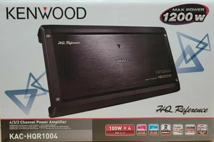 KENWOOD REFERENCE KAC-HQR1004 1200 Watts 2/3/4 Channel Amplifer  130W X 4 Rms - Picture 1 of 4