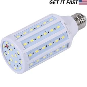 10-Pack 100W Eq. LED Bulb 75-Chip Corn Light E26 1850lm 17W Cool Daylight 6000K - Picture 1 of 4