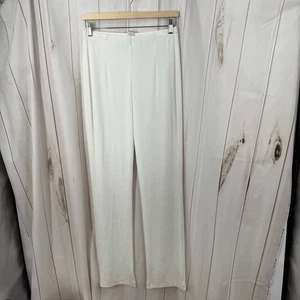 Pantalone da viaggio Chico’s donna 0T bianco senza pancia nuovo - Foto 1 di 8