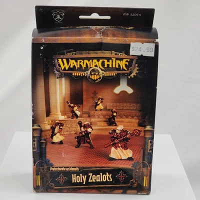 Vtg Warmachine Protectorate of Menoth Holy Zealots Unit New Sealed 30mm Figures - Image 1 of 4