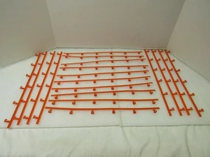 AFX Aurora 1987 Ghost Racer 14" Orange Slot Car Track Guard Rails 18 Sections - Picture 1 of 5