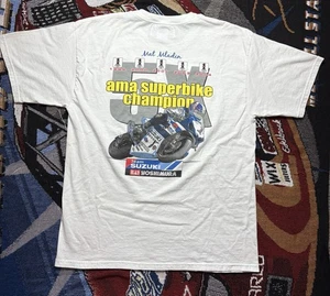 Maglia Vintage Team Suzuki Mat Mladin AMA Superbike Champion 5 Volte Large - Foto 1 di 19