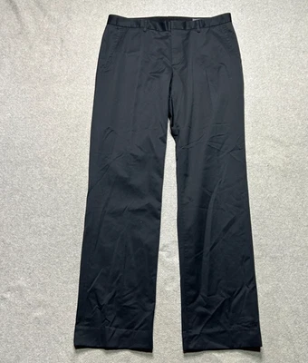 Pantalones Bonobos Para Hombre 33 X 32 Martes Pierna Recta Negros Frente Plano Ropa de Trabajo Foto 1 de 4