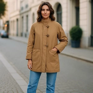 Marks & Spencer Women Coat UK 10 EUR 38 Stone Grey Winter Dog Walking Jacket - Picture 1 of 21